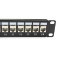 Panneau de plaquettes Keystone 24 Port Cat6